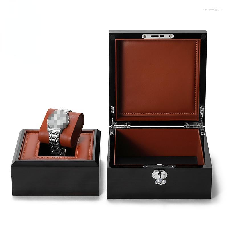 

Watch Boxes Flip Wooden Porcelain Jewelry Box Gift Packaging