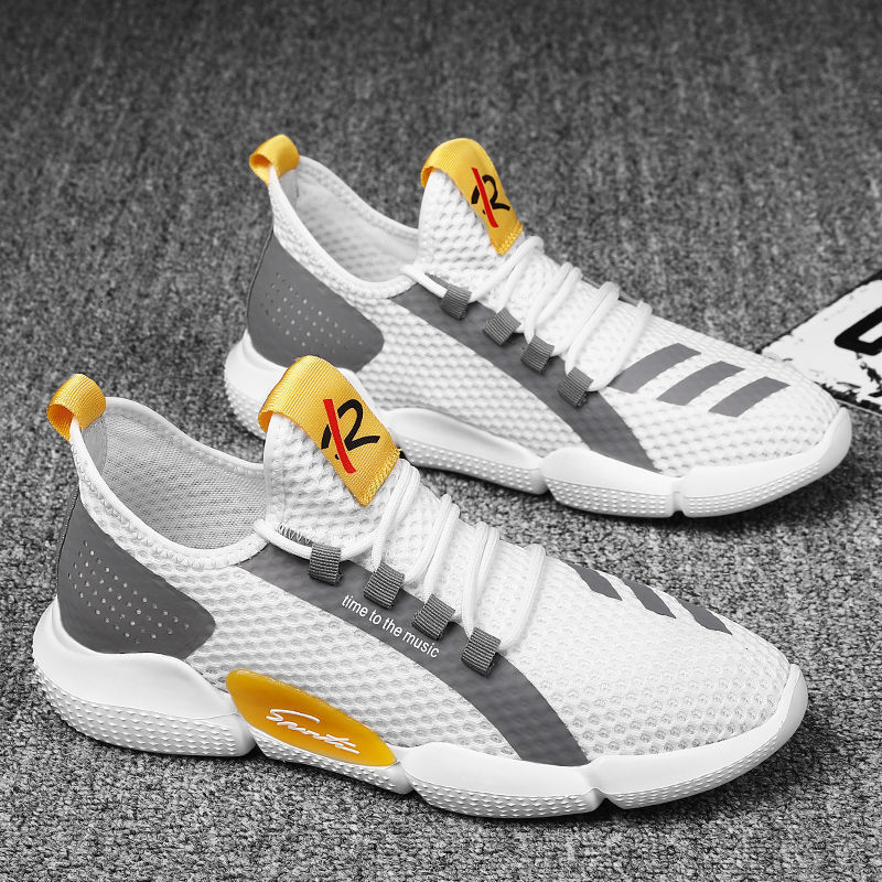 

Dress Shoes Men's Lightweight Running Shoes Summer Ultra-light Breathable Sneakers Zapatos De Mujer Walking Shoes Boys Sneakers 230509, Yellow