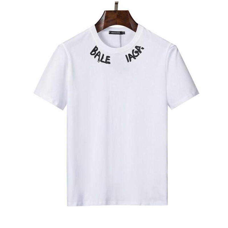 

2023 Designer Brand Tees T Shirts Top Quality Pure Cotton Short Sleeve Shirt Simple Letter Printed Summer Casual Men Clothing Size