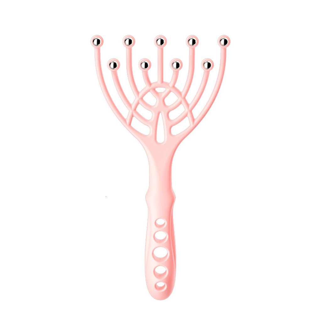 

Head Massager Octopus Shape Scalp Relax Spa Deep Nine Beads Design Comb Healthcare 230508