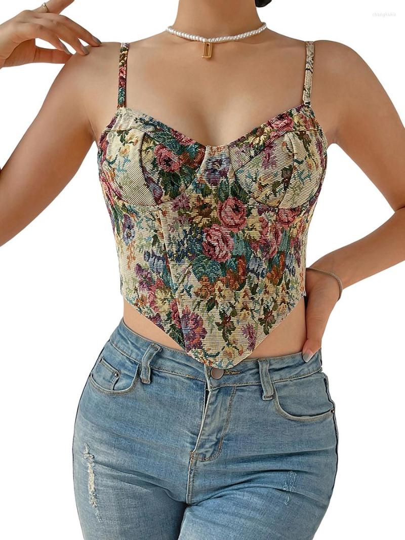 

Women's Tanks Women S Sexy Lace Corset Top Sleeveless Spaghetti Strap Sheer Mesh Floral Camisole Vintage Eyelashes Push Up Bustier Bodysuit, Pink