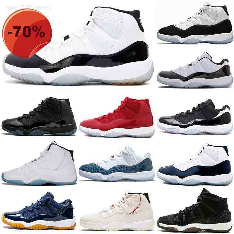 

Sandals With Box 11s basketball shoes men jumpman 11 Bred High Rose Gold Low Navy Snakeskin mens women sports sneakers, Varsity red