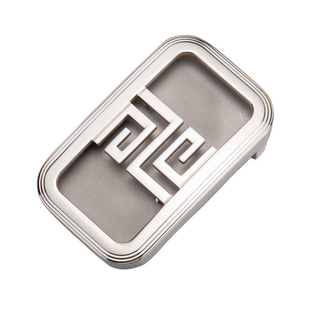 

304 Stainless Steel Brushed Bright Surface with Smooth Buckle for Men's Belt Buckle, Anti Allergic Head 3.85cmr6oo