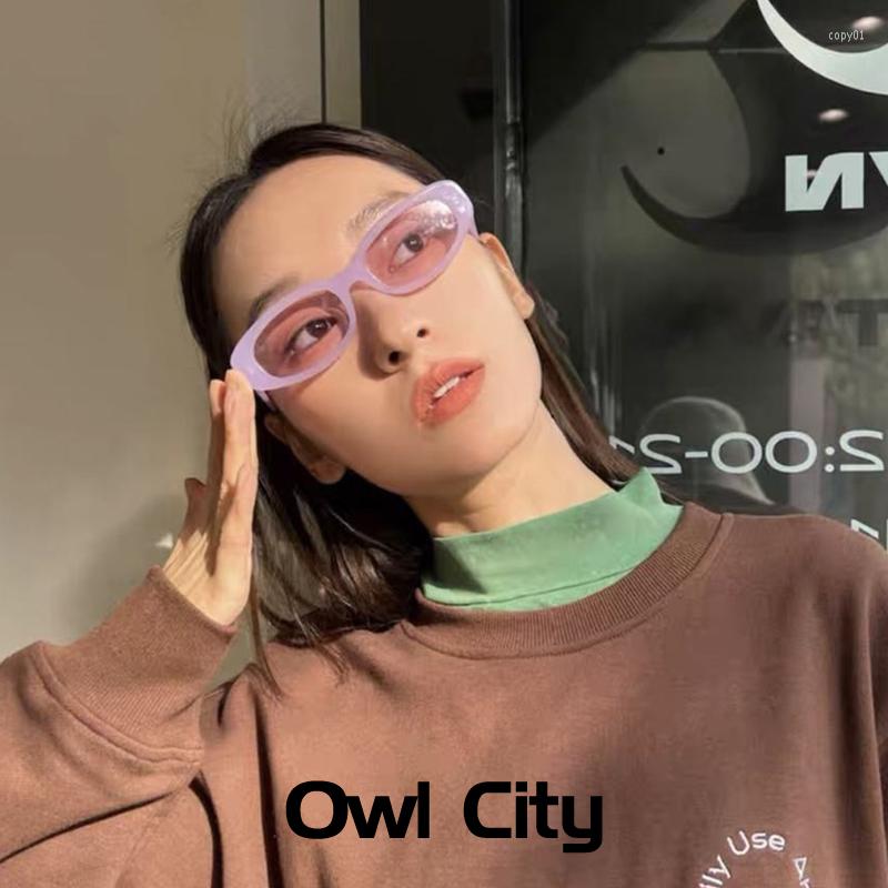 

Sunglasses Fashion Summer Vintage Small Y2K Square Frame UV400 For Women Retro Punk Rectangle Sun Glasses Eyewear Shades