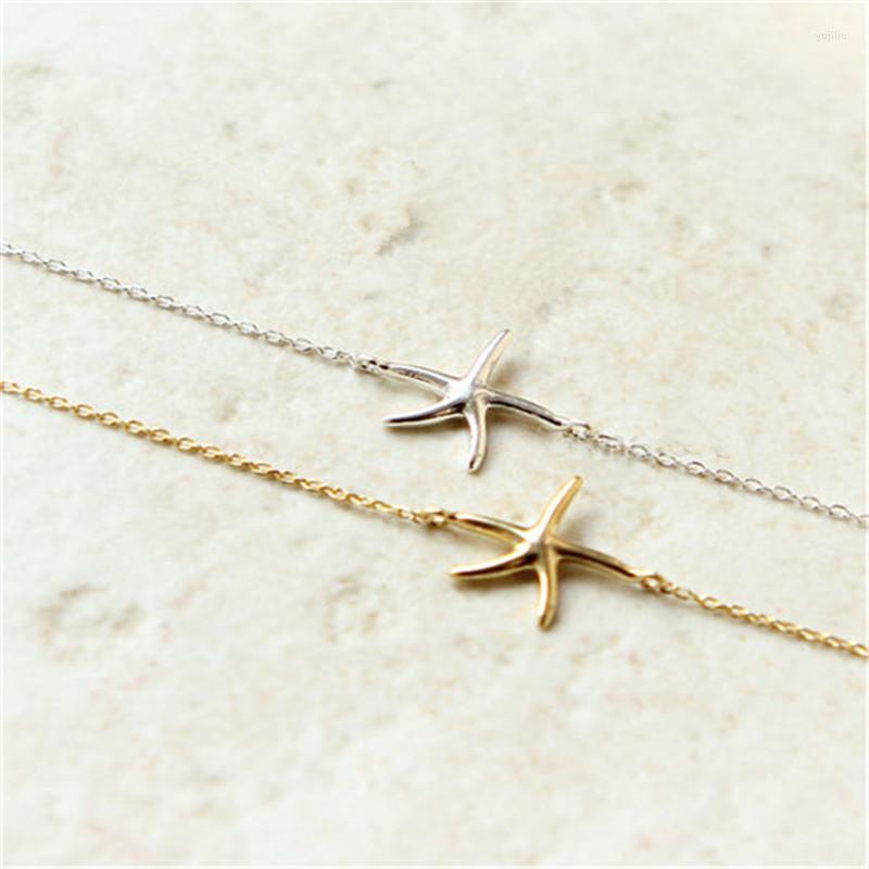 

Link Bracelets Fashion Starfish Bracelet Five-pointed Star For Women Ocean Party