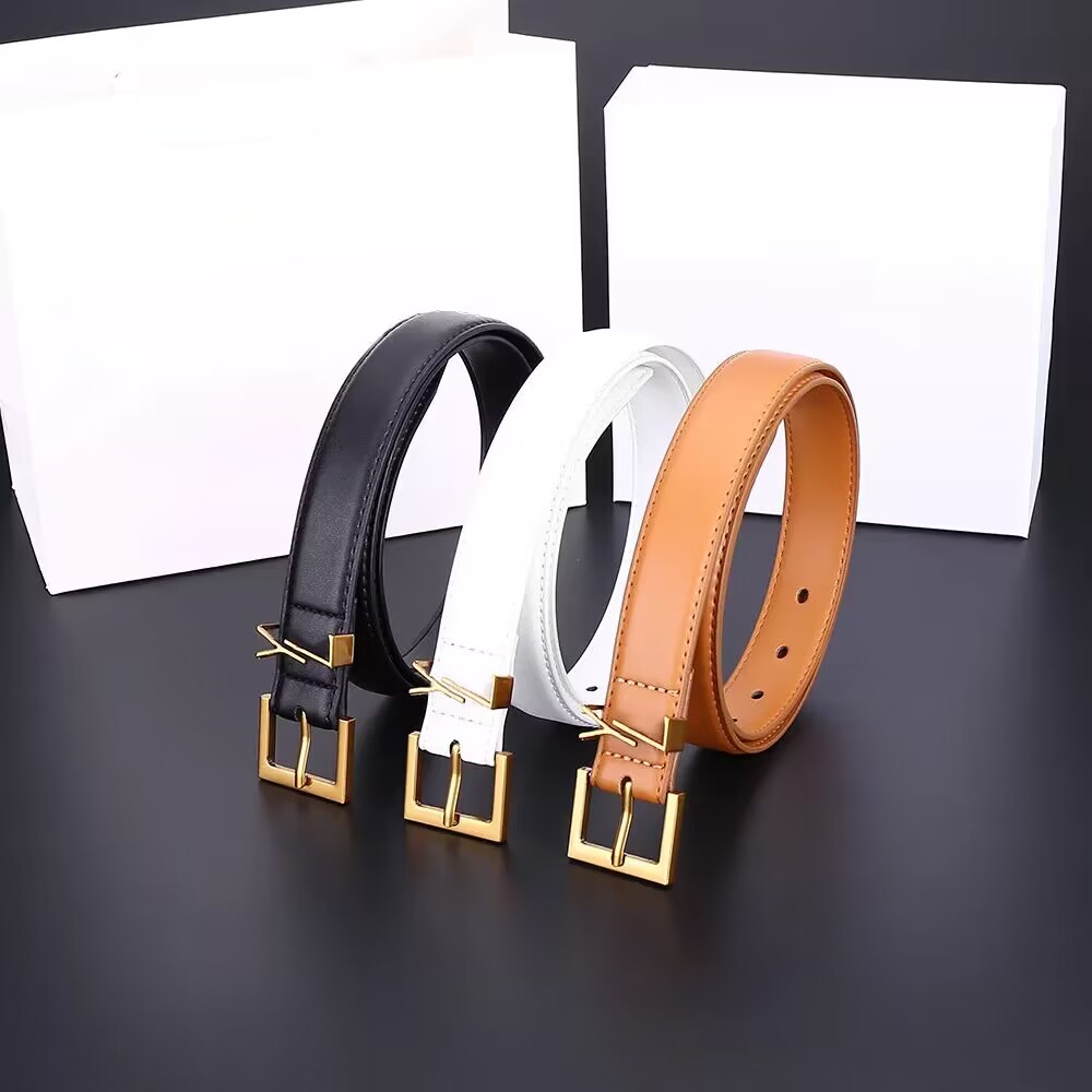 

Fashion Classic Men Designer Belts Womens Mens Casual Letter Smooth Buckle Luxury Belt 20 colors Width 3.0cm With box sizes 95-120CM smal, Customize