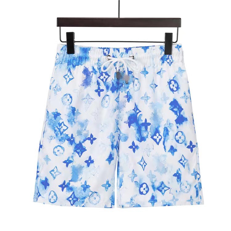 

Men's Shorts Summer Design fashion large size quick dry swimming beach shorts Boys pocket tone drawstring.Asian M-3XL, Blue