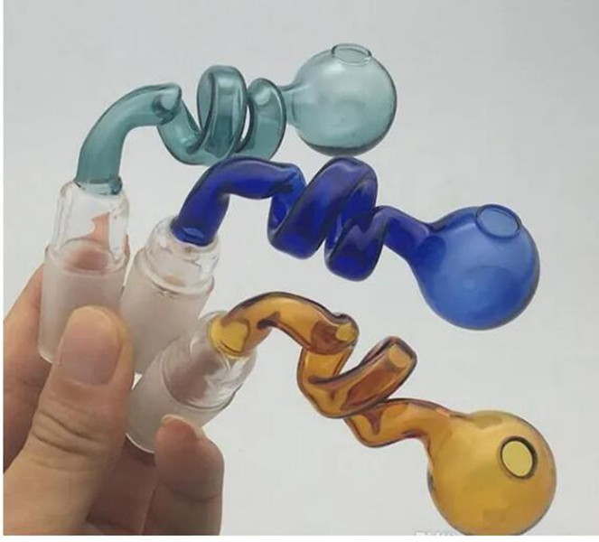 

14MM Glass Banger Smoke Hookahs 18mm Glass banger Joint Dab Rigs Oil bangers