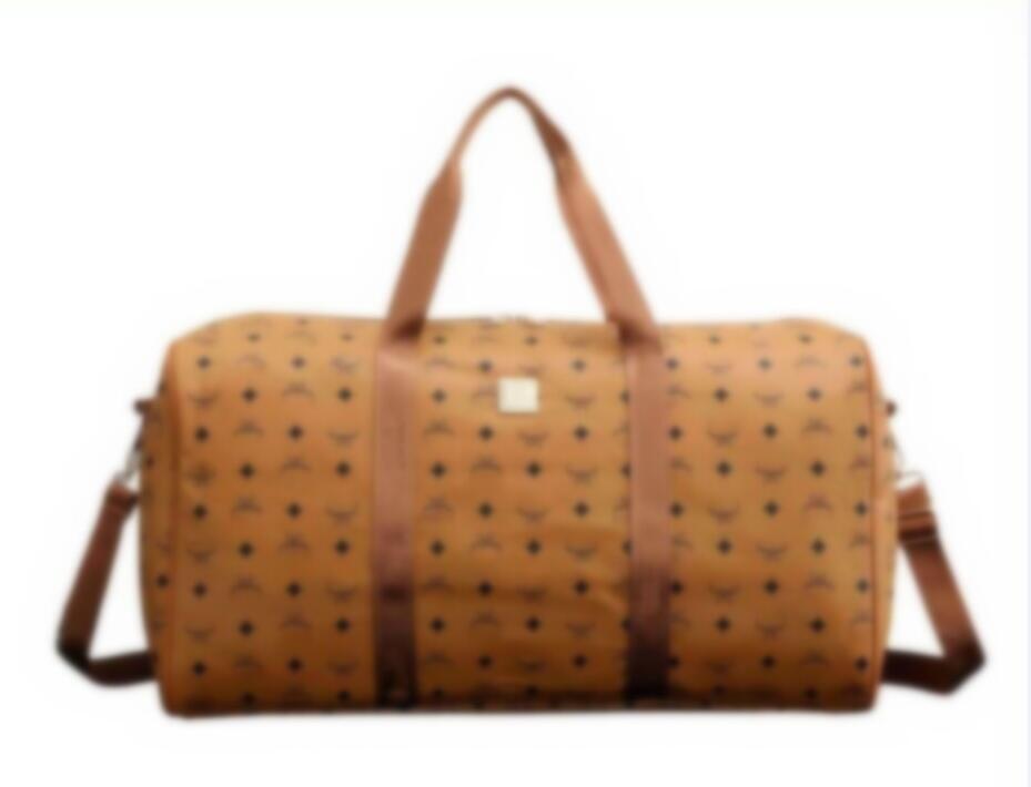 

Designer Duffel bag men women brand travel bags hand luggage luxury pu leather handbags large cross body totes 55cm 006, Same as picture