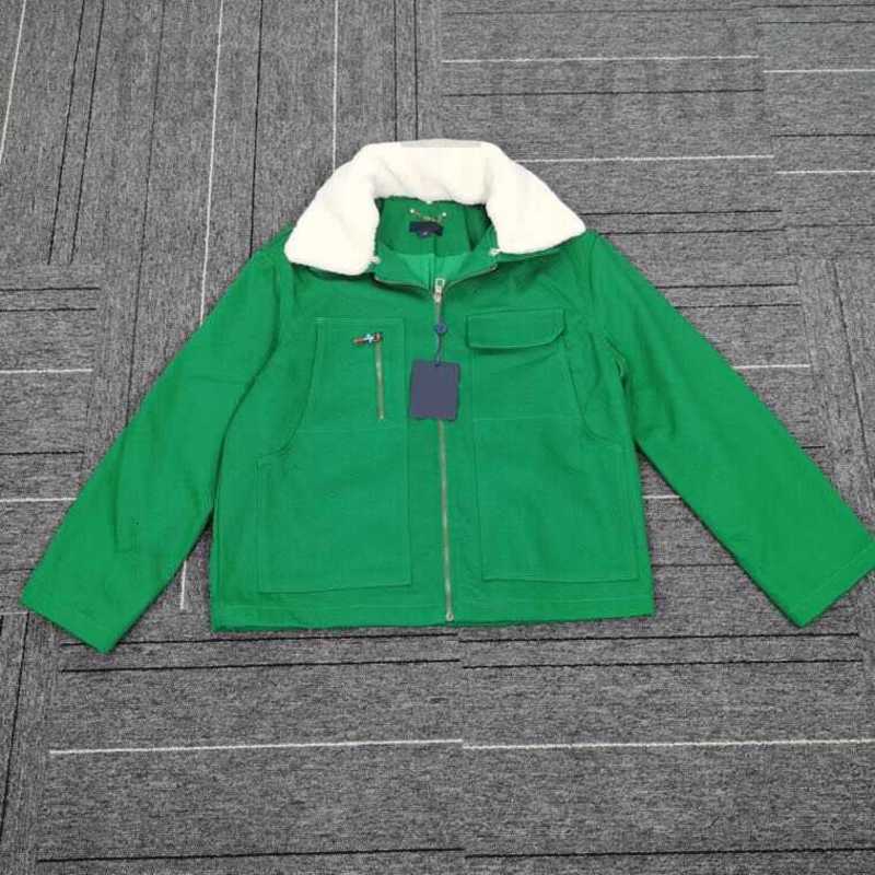 

Men's Jackets luxuriousStreet Fashion Catwalk Unisex Baseball Uniform Flat Embroidery Pull Side High Street Color Black Whites Size 2XL/3XL/4XL 9MAU, Green