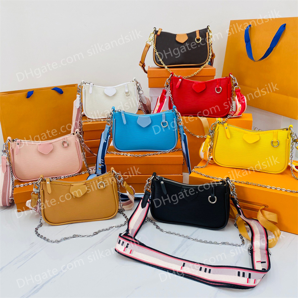 

Designer Baguette Bags Easy Pouch Shoulder Bag Luxury Small Cross Body Bag Womens Messenger Bag Retro Presbyopic Pouch Large Capacity Purse, White