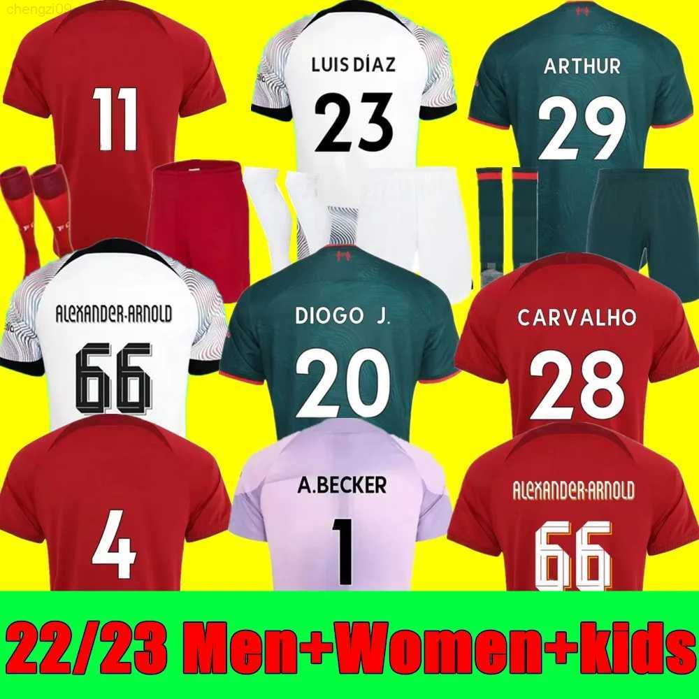 

22 23 Soccer Jersey 19 Harvey Elliott 15 Alex Oxlade-Chamberlain 43 Stefan Bajcetic 1 Alisson 26 Andy Robertson 3 Fabinho 2 Joe Gomez 14 Jor dan Henderson 7 James Milner, Colour