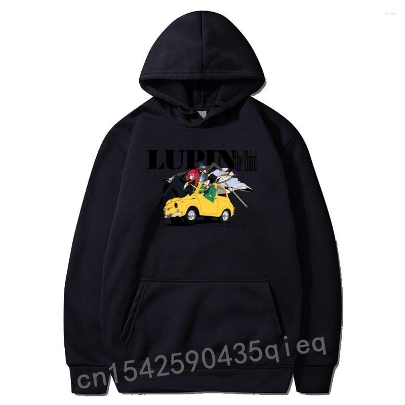 

Men's Hoodies Casual Lupin III Family Monkey Punch Men Long Sleeve Hoodie Classic Sweatshirts Plus Size Tops Hooded Sudadera, Blue1