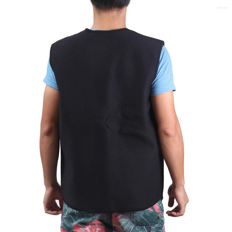 

Racing Jackets Men USB Powered Heating Vest Cotton Smart Heated Sleeveless Jacket Winter Sports Cycling Climbing Outdoor Warm Keeping, Picture shown