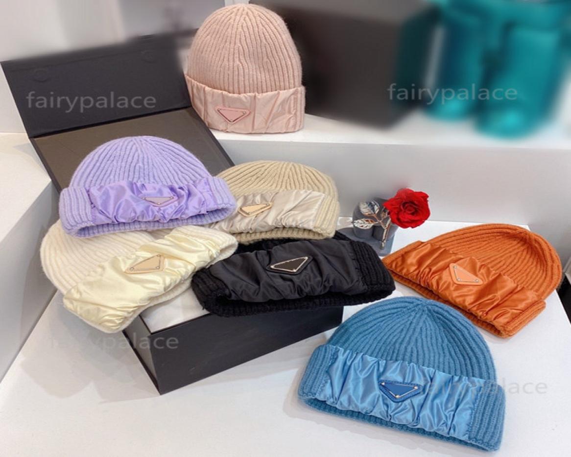 

2021 Classic Fashion Beanies Men Women Autumn Winter Hats Sport Knit Thicken Warm Casual Couple Outdoor Hat Cap Double Sided Beani7271527, Pink