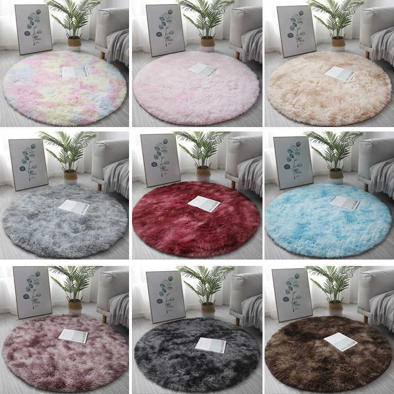 

Rugs Home Round and Square Carpet Blended Material Bottom Anti slip Particle Design 60 * 60cm to 200*200cm Rug, Wine red check