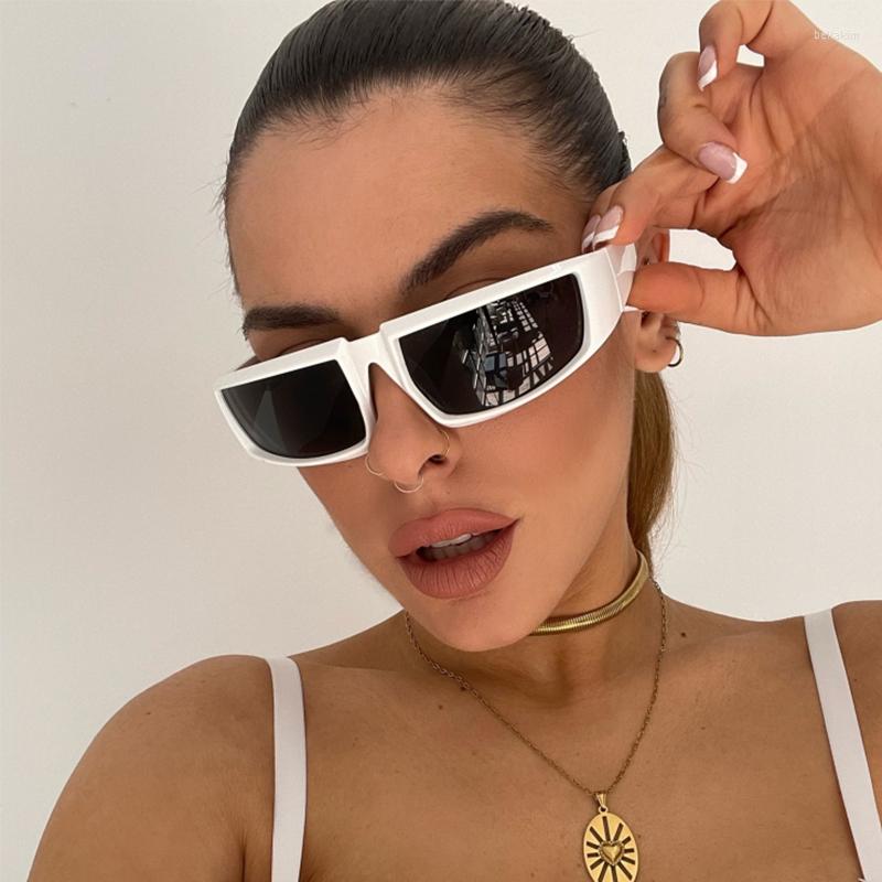 

Sunglasses Mirror Men Women 2023 Luxury Y2K Sports Punk Sun Glasses Unisex Rectangle Goggle Shades Fashion Eyewear