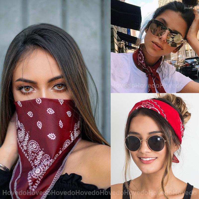 

Hair Accessories Rock Square Scarf Female Bandanas Headwear Fashion Women Tie Band Head E728, 30