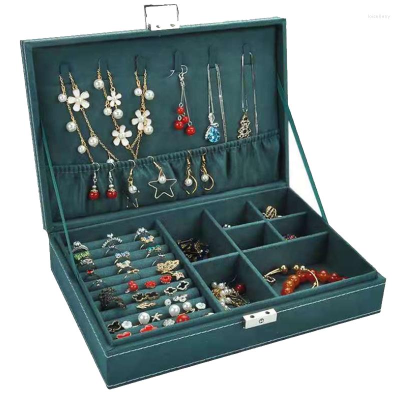 

Jewelry Pouches High Quality Bracelet Earrings Ring Gift Box Storage Necklace Packaging