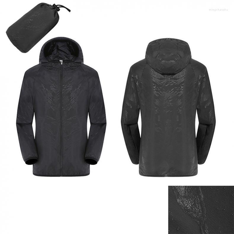 

Racing Jackets Outdoor Sports Waterproof Windproof Rain Coat Cycling Bike Bicycle Running Jersey Fishing Hiking, Black