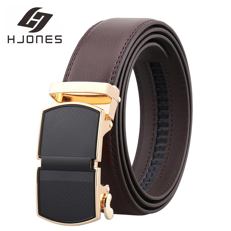 

Belts HJones 2023 Genuine Belt Leather For Business Man Adjustable Buckle Strap High Quality Casual HJ0263, Black