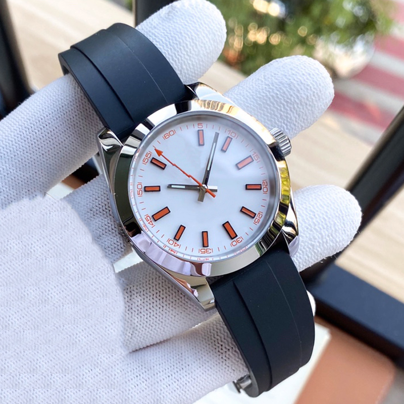 

Mil gauss watch 116400GV AAA black strap white dial 3A Quality Watches 40mm Mens mechanical Sapphire Glass Oystersteel Automatic watch, Extra for make the watch waterproof