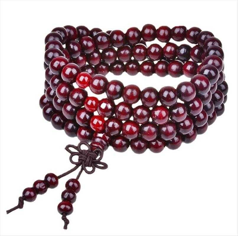 

Colorful Ebony Sandalwood Link Bracelet 108 Beads Wholesale 2 Store Stall