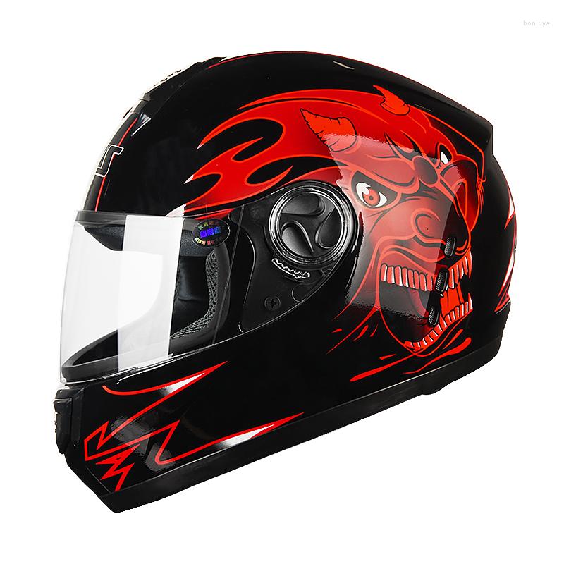 

Motorcycle Helmets Original Genuine Full Face Double Visor Motocross Riding Helmet Four Season Unisex Windproof Crash Cascos Para Moto, A6