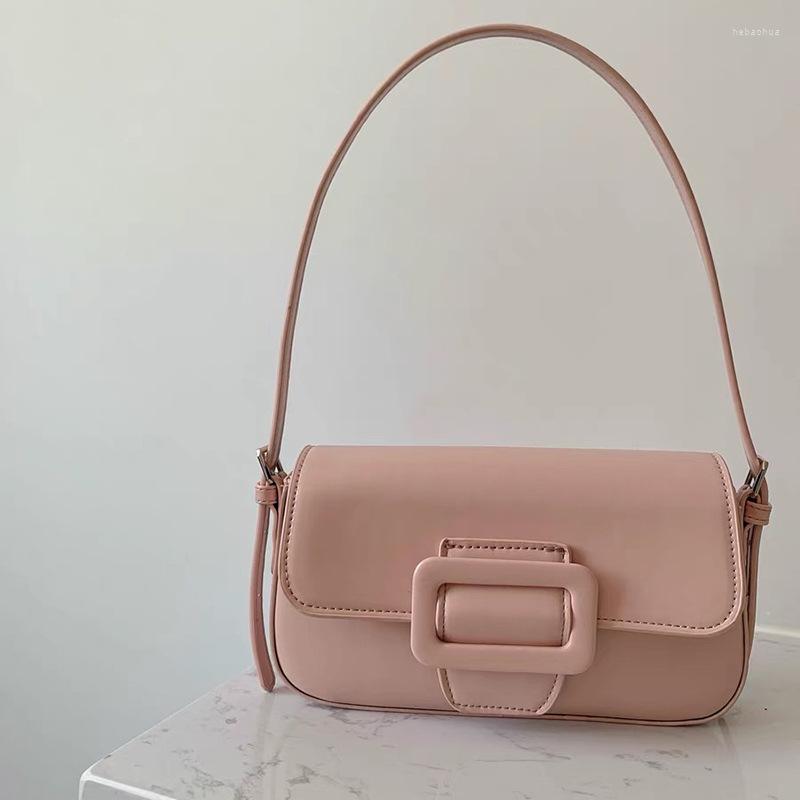 

Evening Bags Korean Ins Pu Leather Crossbody Bag For Women Simple Solid Color Shoulder Messenger Luxury Underarm Ladies Handbag Purse, Black