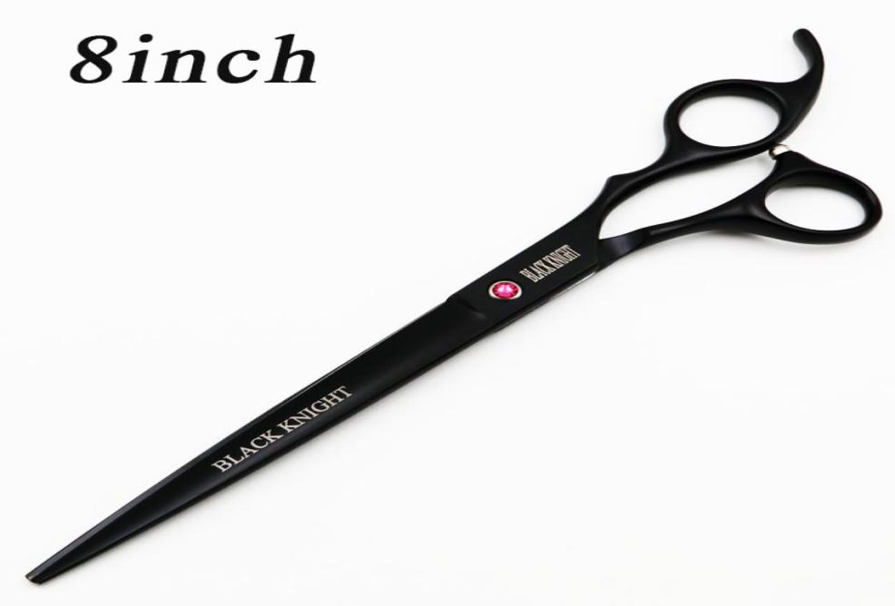 

BLACK KNIGHT Professional 8 inch pet scissors Hairdressing Barber hair Cutting shears salon2721245