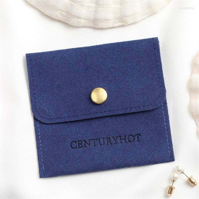 

Jewelry Pouches Wholesale Custom Color Suede Pouch Necklace Bags