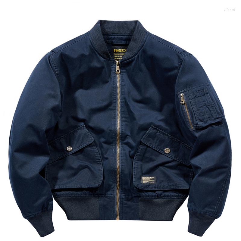 

Men's Jackets Spring Style For Men Motorcycle Bomber Jacket Cotton Baseball Collar Male, Khaki