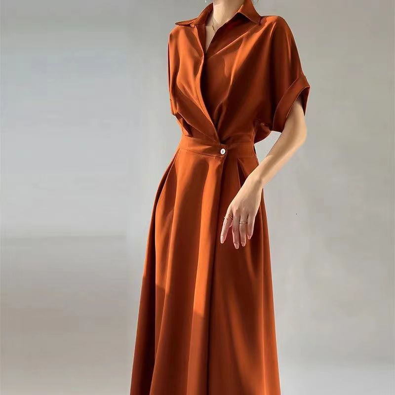 

Casual Dresses Summer Korean Elegant Fashion Solid Dress Women Short Sleeve Aesthetic Casual Vintage Vestidos De Fiesta Sweet Chic Robe Femme 230509, Black