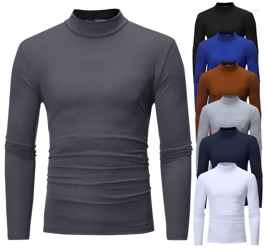 

Men's T Shirts Of Goods Autumn And Winter Selling Small High Design Long-Sleeved T-Shirt -40, Light gray
