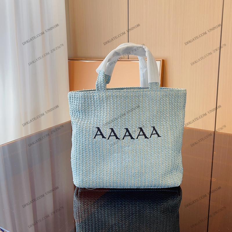 

23SS Women Luxurys Designer Totes Bags Canvas Handbag Geometric Emblem Shouder Crossbody Ladies Handbags Cross With Original Dust Bag Embroidery 23*22cm, Blue