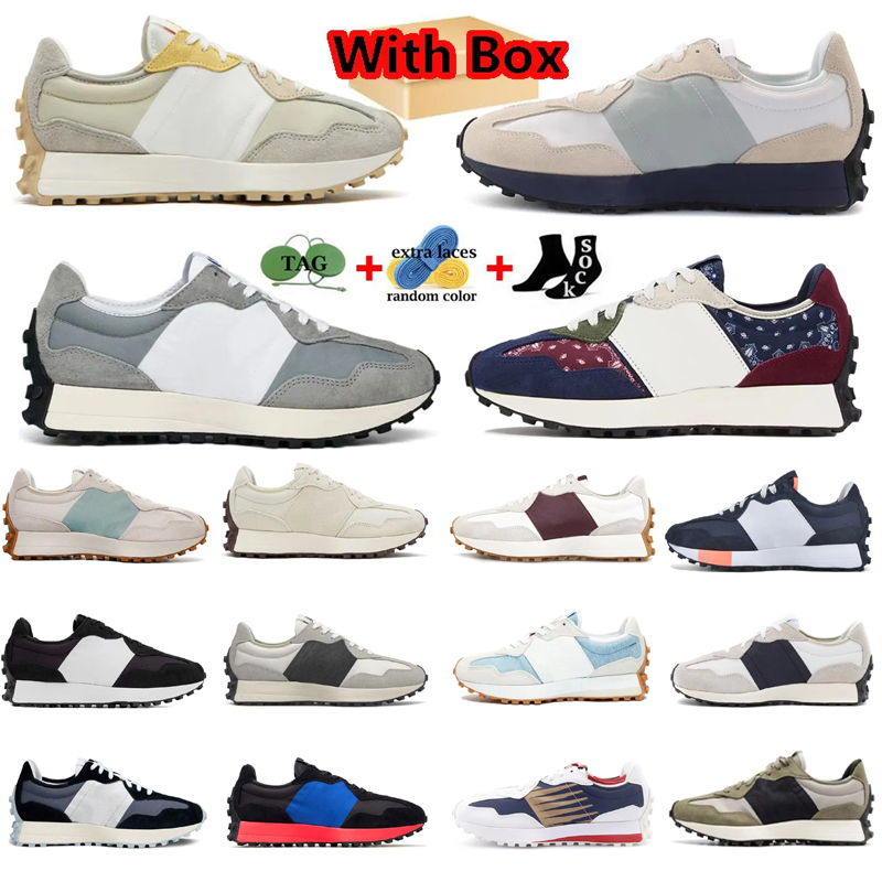 

327 327s Running Shoes Men Women Grey White Black Silver Pride Navy Blue Paisley Jogging Runners Sneakers With Box, 20