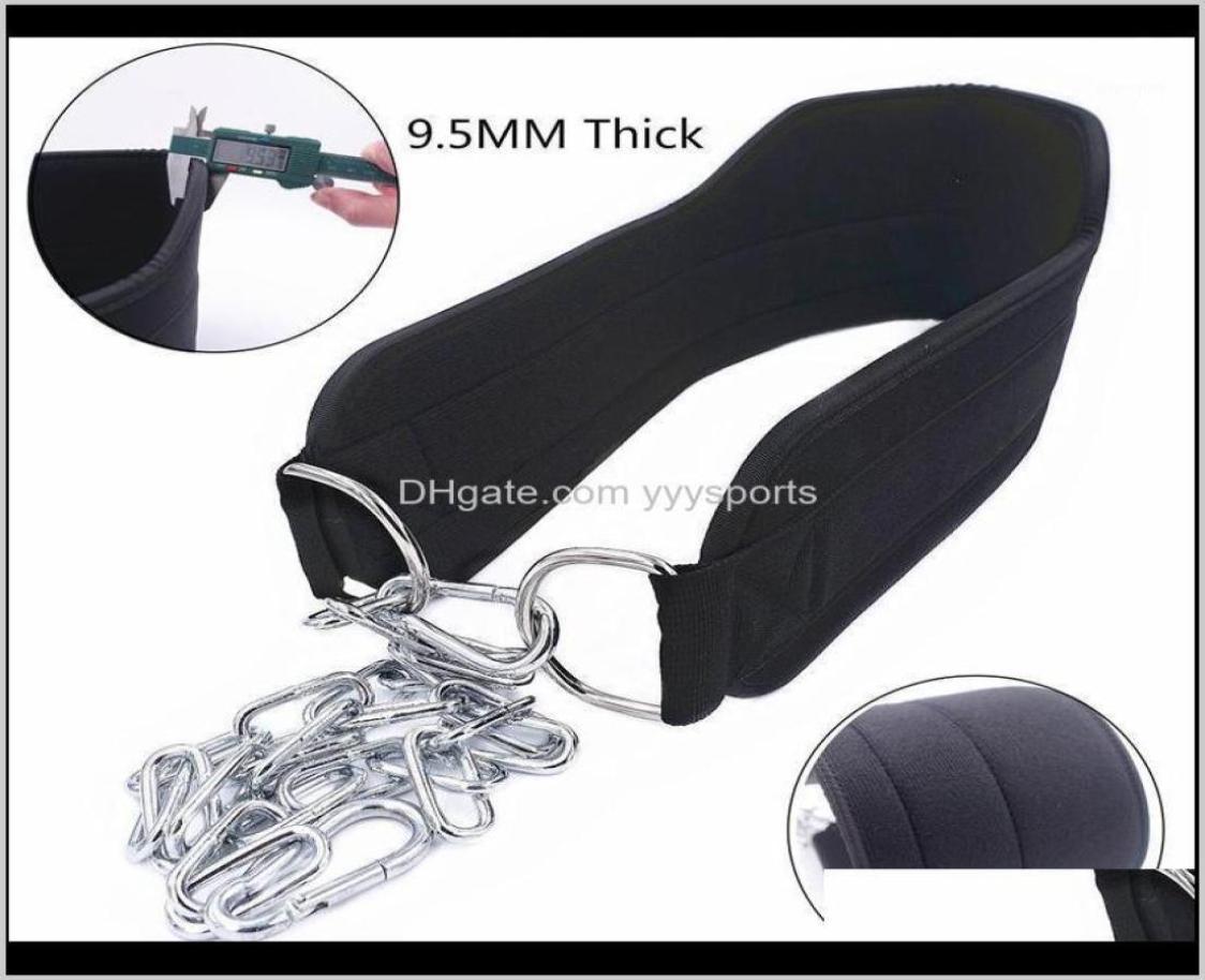 

Waist Support Thick Neoprend Weight Lifting With Chain Dipping Belt Pull Up Squat Barbell Fitness Bodybuilding Gym Workout1 Wxqvi 2978765, Red