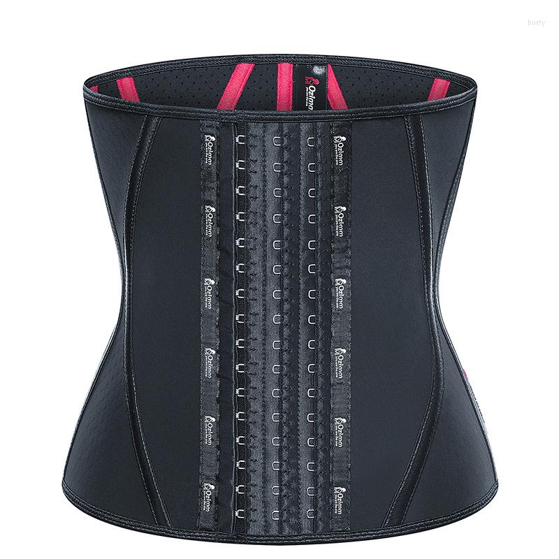 

Women's Shapers Women Waist Cinchers Latex Breathable Corset Shaper Band Body Building Sport Belly Slimming Belt Modeling Strap Shapewear, Black