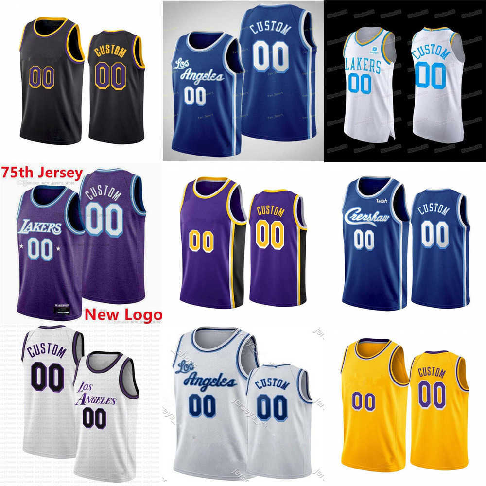

2023 Basketball Jerseys Los Angeles''Lakers''Custom Men Women Youth LeBron 6 James 0 Russell Westbrook Anthony 3 Davis 17 Dennis Schroder 24 Bryant, Color