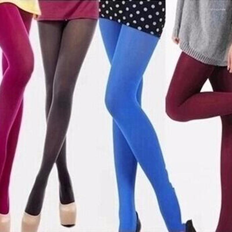 

Women Socks 2023 Pants Loose Stock Stockings Sexy Lady Warm Colorless 7 Color Fruit Velvet Pantyhose Tight Stovepipe Slim High Quality, Black