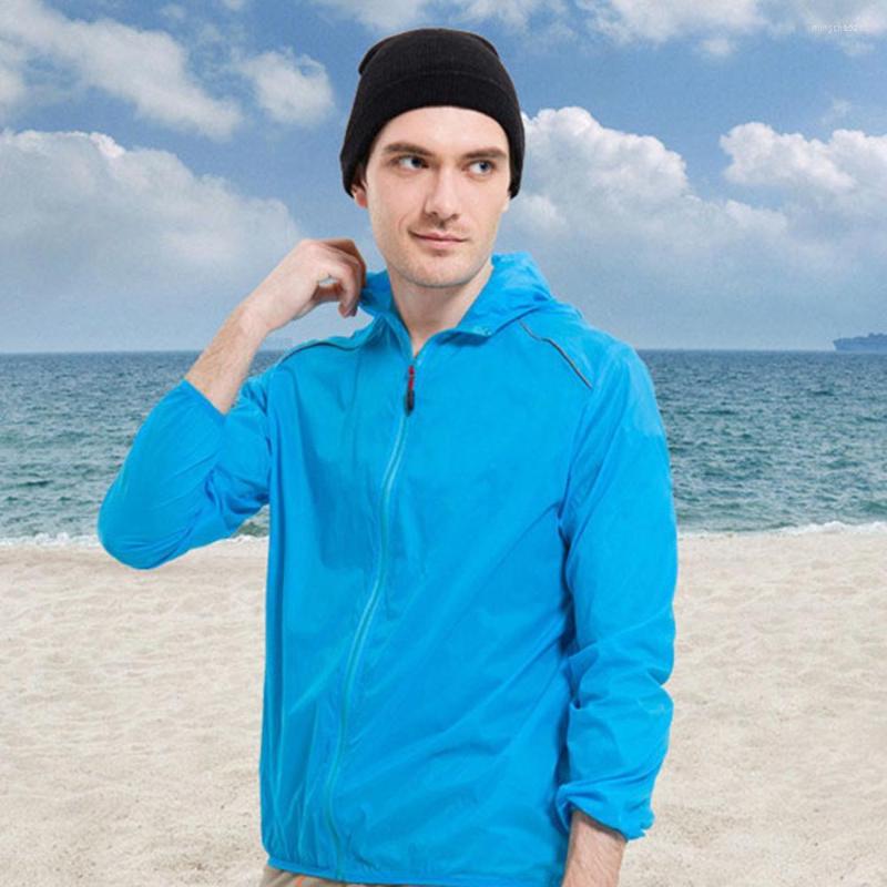 

Racing Jackets Women Men Unisex Raincoat Windproof Outdoor Waterproof Bicycle Clothing Sports Quick Dry Casual Windbreaker Hooded Coat, Blue