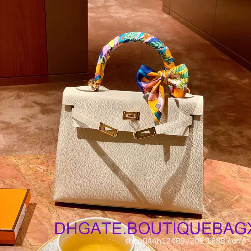 

Designer Hremm Kelys's Bags for sale Genuine leather women's bag palm pattern 2023 new advanced sense versatile portable one shoulder messenger Have Real Logo, Black 28cm palm pattern (silk scarf)