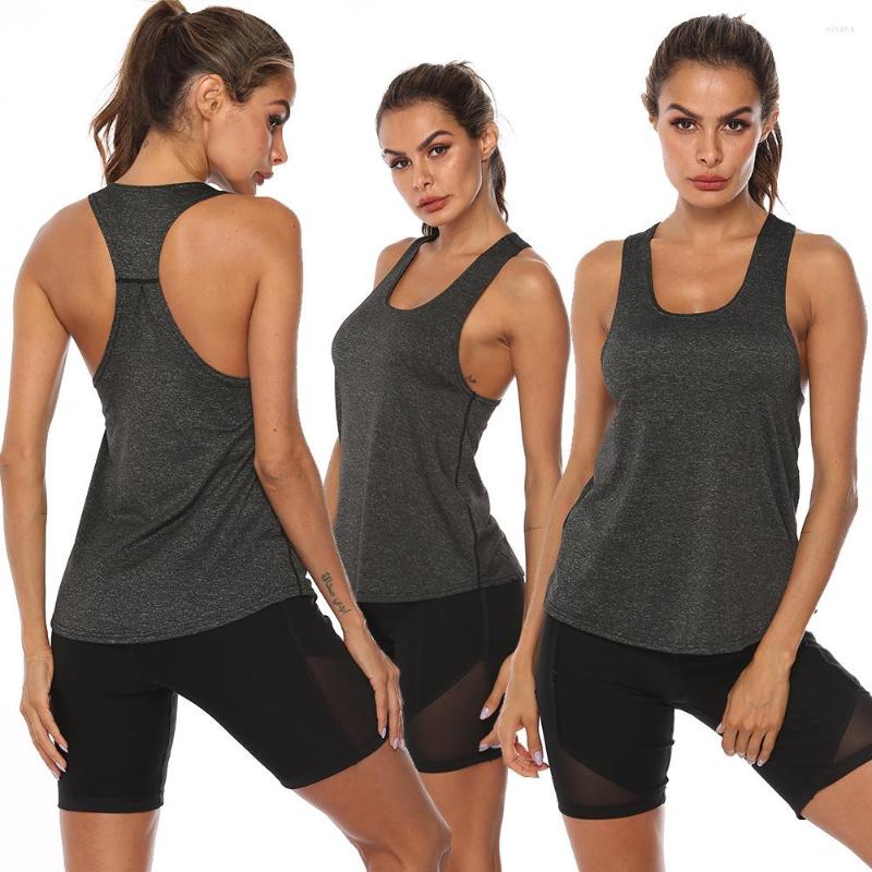 

Active Shirts EU Size Women Yoga Vest Sports T Shirt Quick Dry Gym Fitness Clothes Tops Sport Outfit Running T-Shirts Workout Sportswear, Green