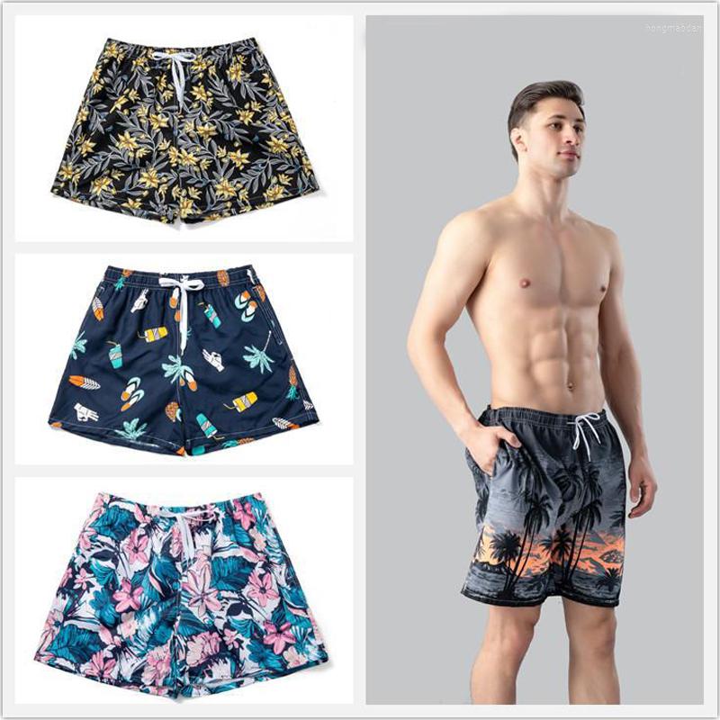 

Men's Shorts Quick Dry Summer Mens Siwmwear Beach Board Print Briefs For Man Swim Trunks Male Sportswear Beachwear Fitness Plus Size, P13