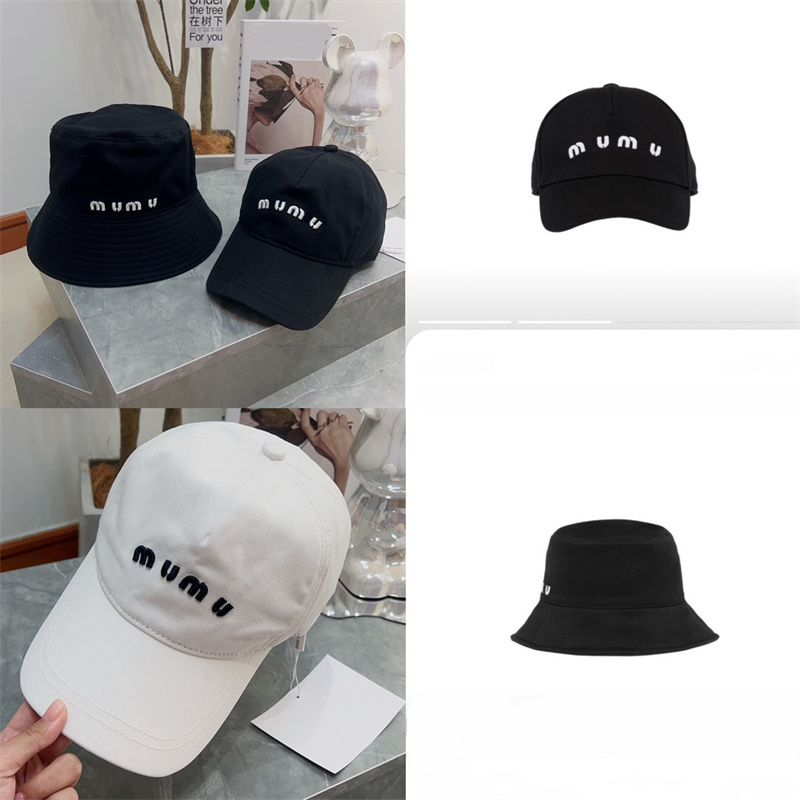 

Mens Designer Baseball Caps Summer Luxury Bucket Hats for Women Mu Letter Embroidered Casquette Black White Brown Bonnet Designers Hat, Brown1