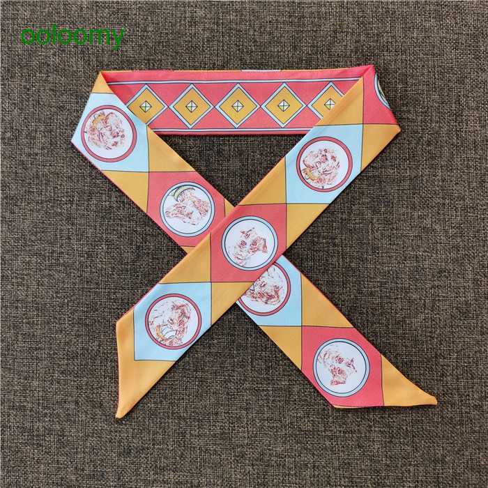 

Hemres Designer Cravat Binding a Bag Scarves Anti Fouling Small Ribbons Women's Bags Decorative Straps KWNV