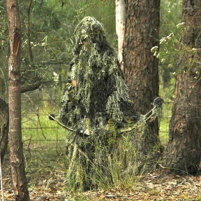

Men's Tracksuits 2 Colors Camouflage Hunting Ghillie Suit Secretive Clothes Sniper Clothing Army Uniform, Army green