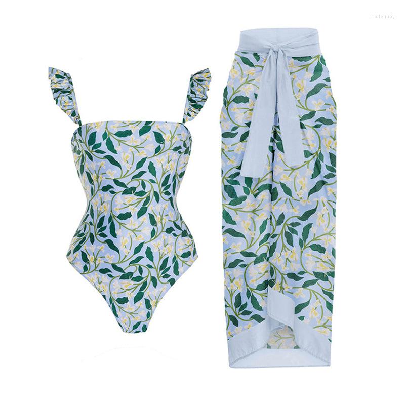 

Women' Swimwear One Piece Swimsuit Women Bathing Suit Swim For Korean 2023 Broken Female Beach Dress Print Polyester Bikini May, As figure