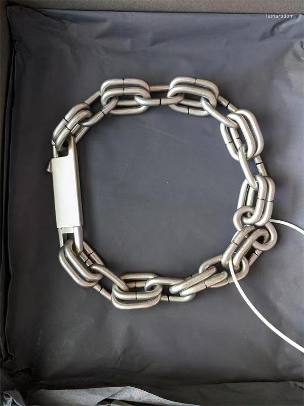 

Chains 2023 Summer Exaggerated Trendy Cool Men's And Women's Thick Necklace