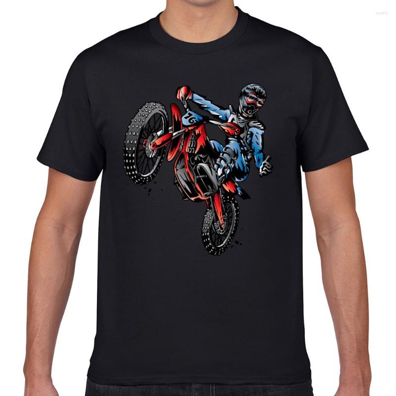 

Men' T Shirts Tops Shirt Men Motocross Dirt Bike Stunt Rider Summer Harajuku Geek Custom Male Tshirt XXXL, Yellow